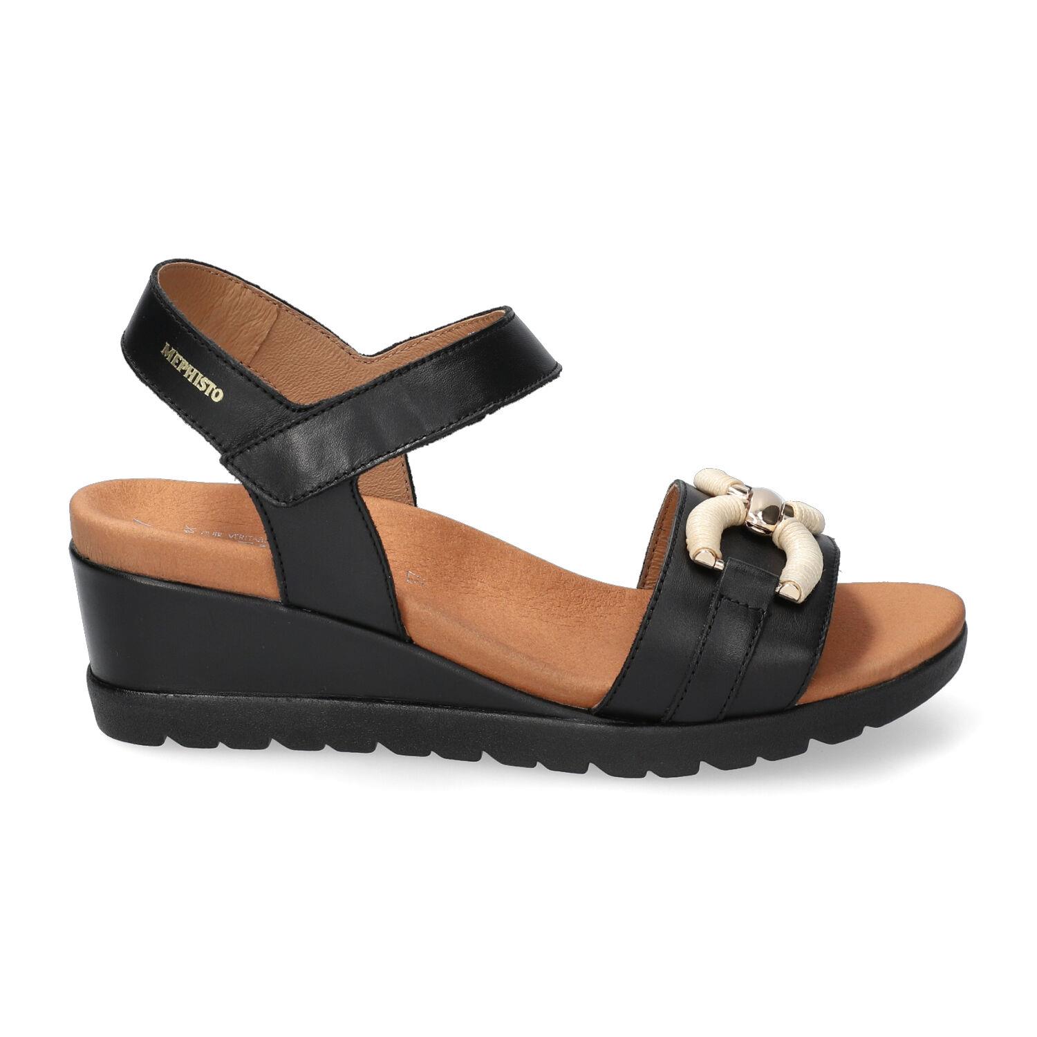 sandales femme modèle Youna Noir - Mephisto